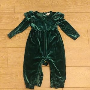 Velvet green 1 piece